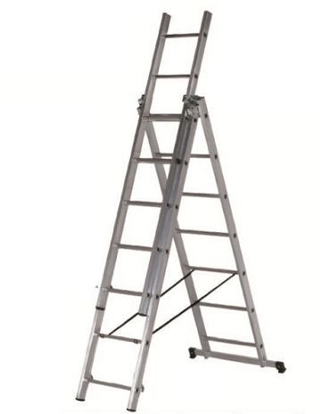 Трехсекционная раскладная лестница НАШ (бывший производитель Centaure) 3х9 137309