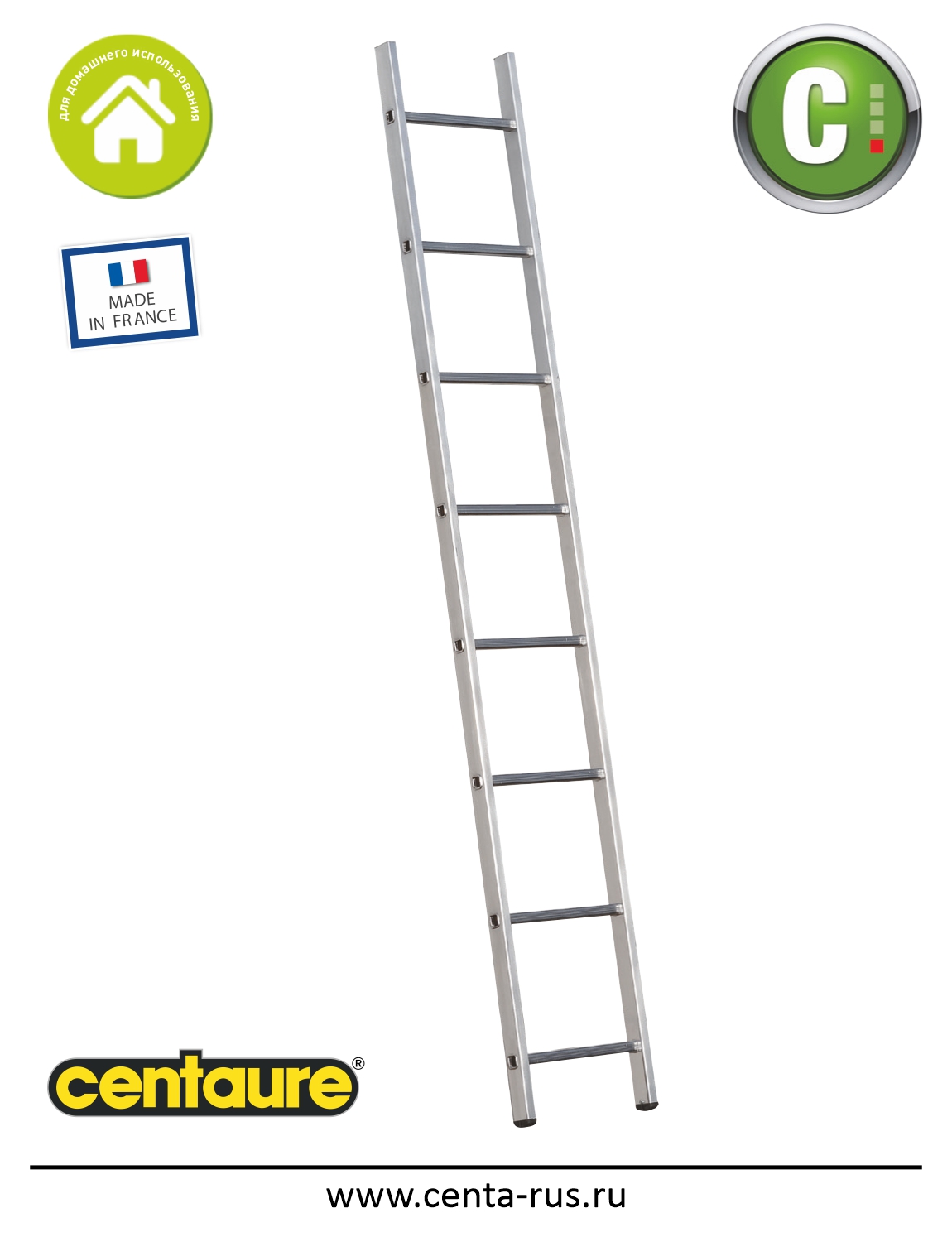 Односекционная лестница Centaure CLS 8 ступеней 171108