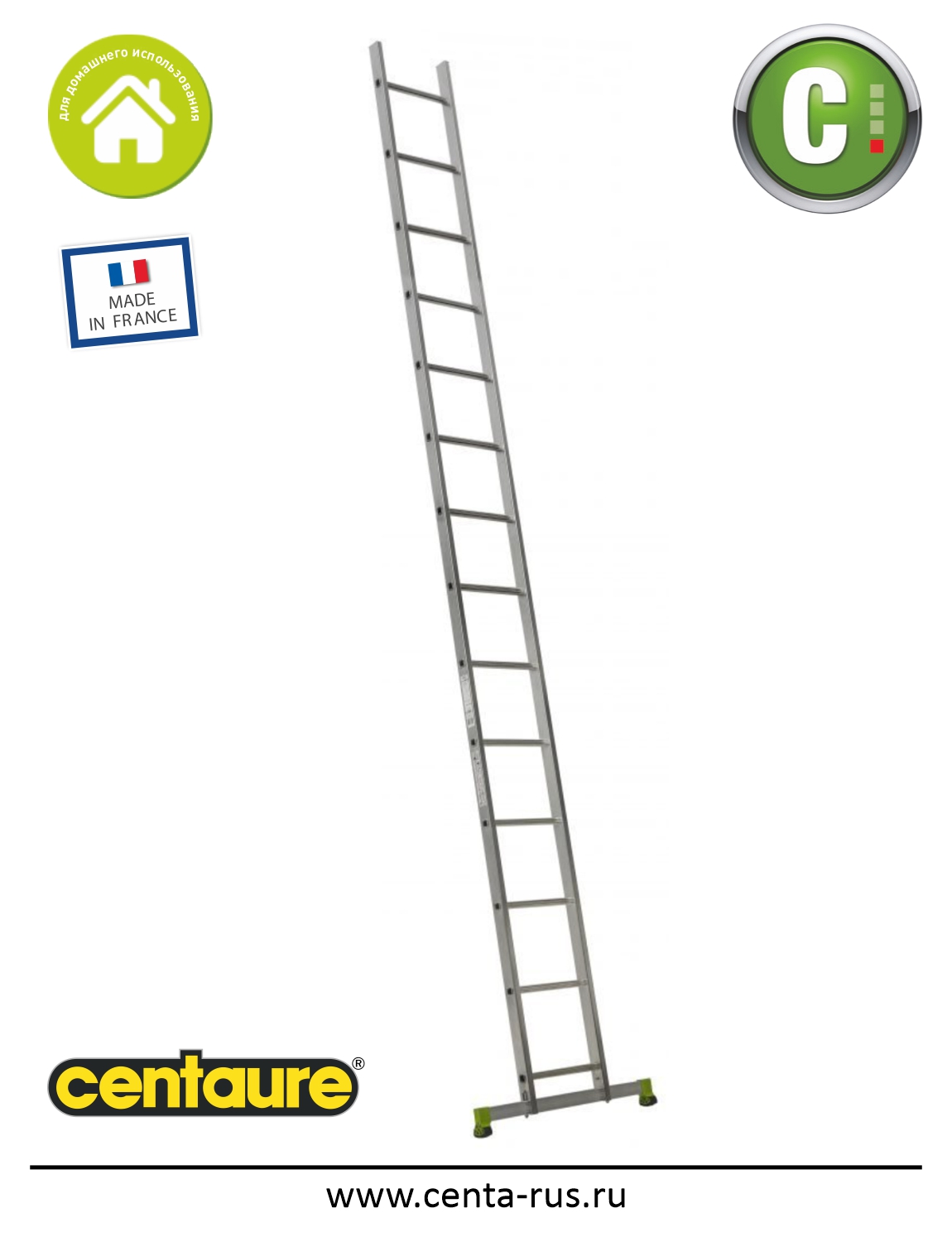 Односекционная лестница Centaure CLS 14 ступеней 171114
