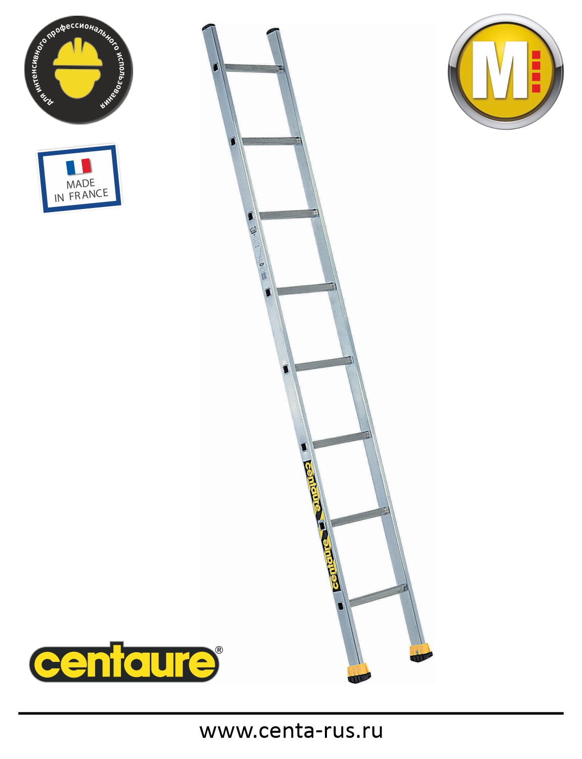Односекционная лестница Centaure S 6 ступеней 510106